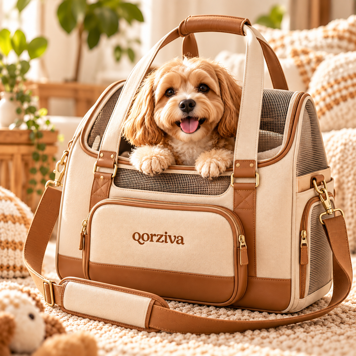 qorziva™ Cozy Nest Pet Lounge