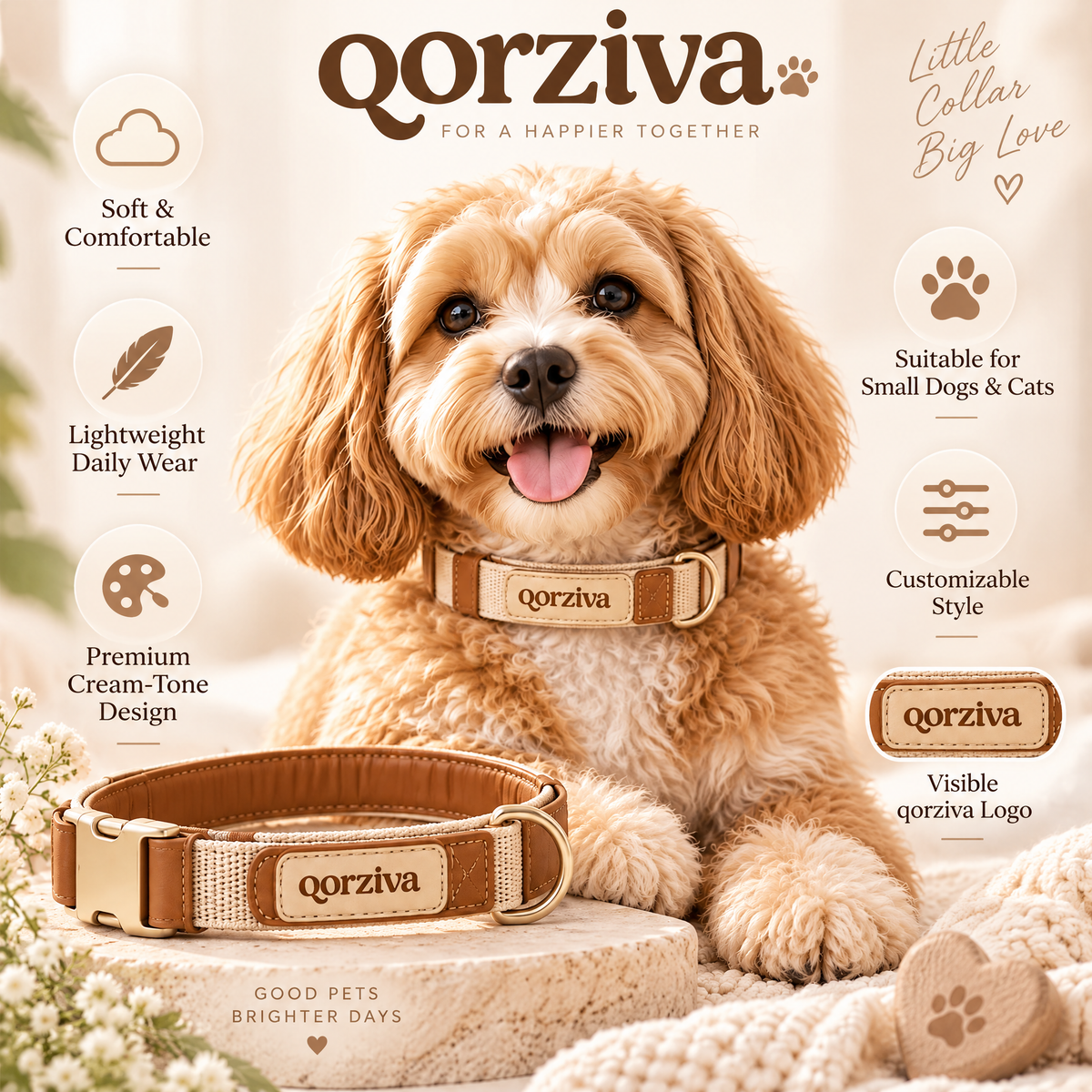 qorziva™ Premium Soft Pet Collar