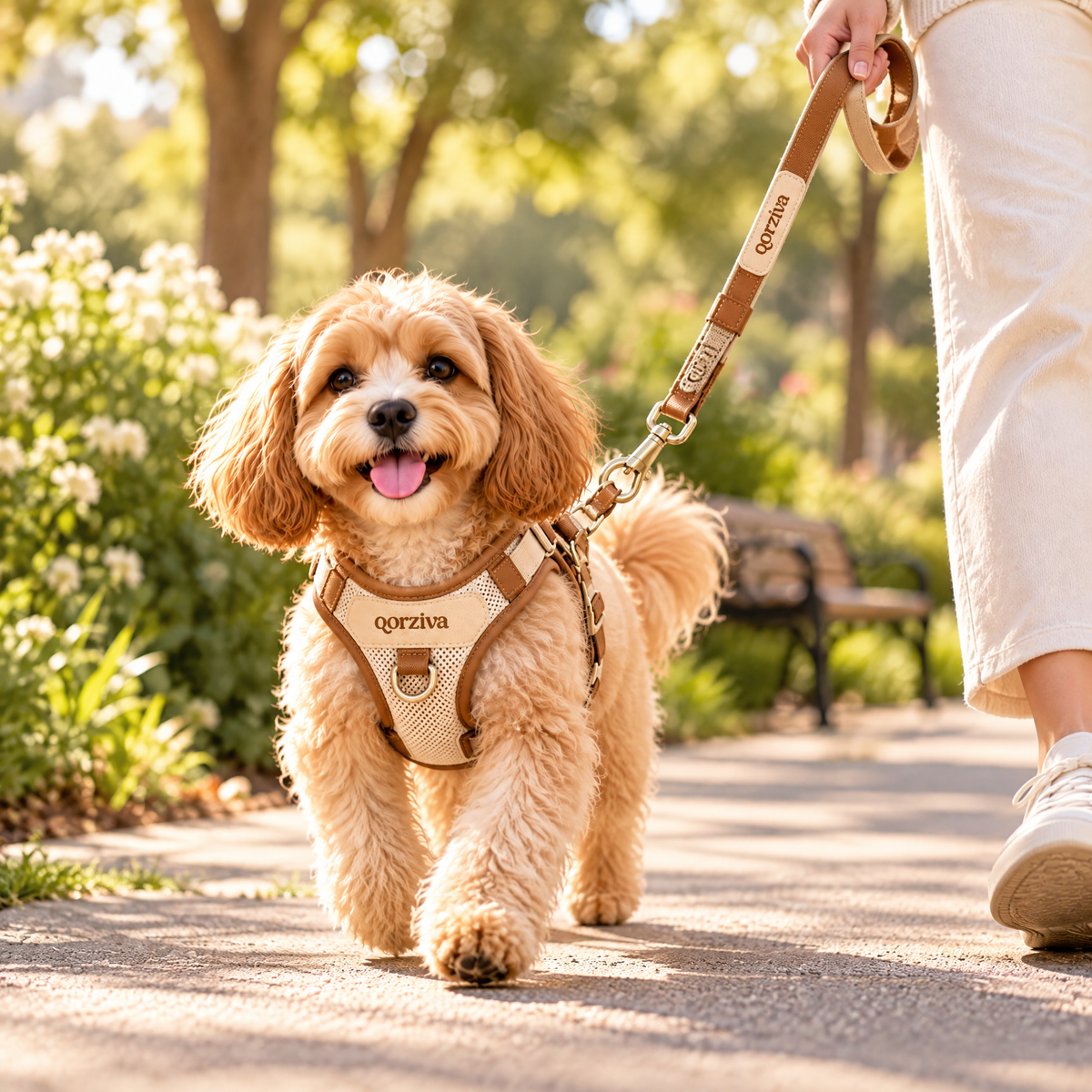qorziva™ Cozy Comfort Pet Harness & Leash Set