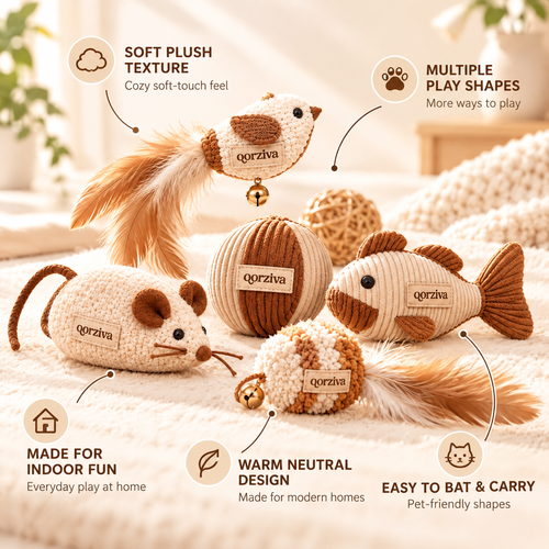 qorziva™ Cozy Cat Play Collection
