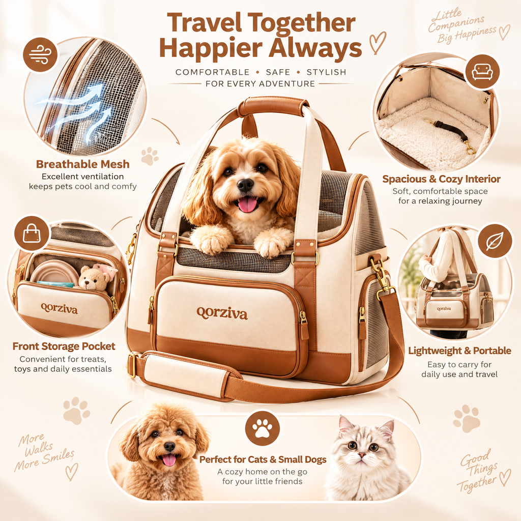 qorziva™ Cozy Nest Pet Lounge