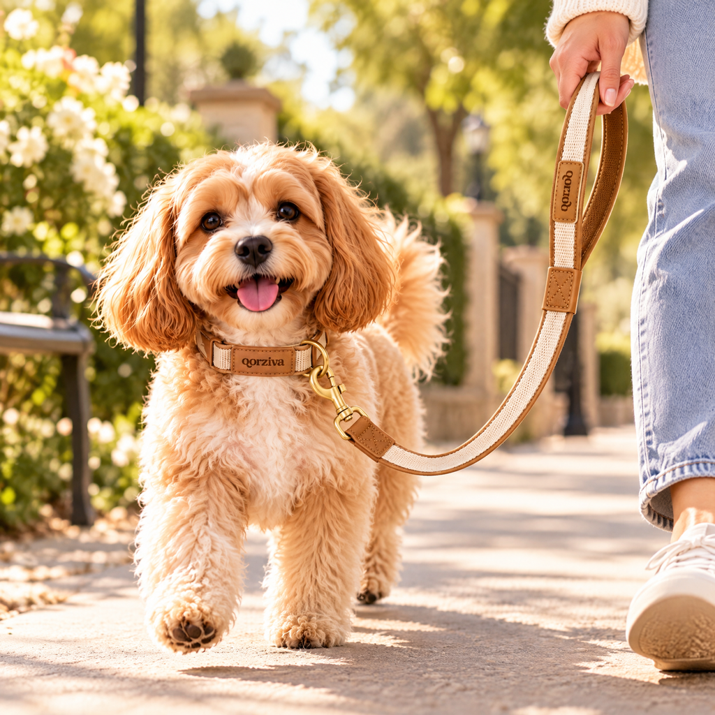 qorziva™ Pet Collar & Leash Set