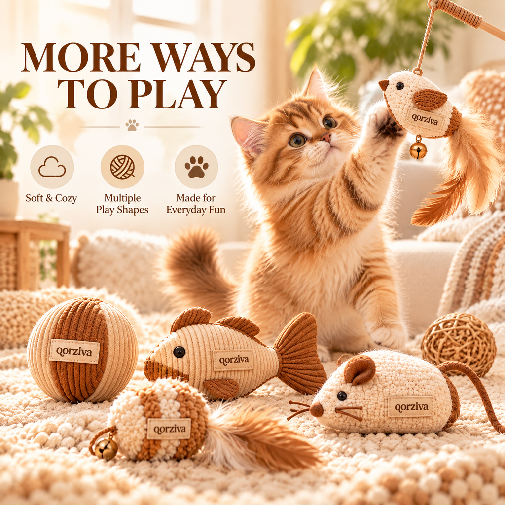 qorziva™ Cozy Cat Play Collection
