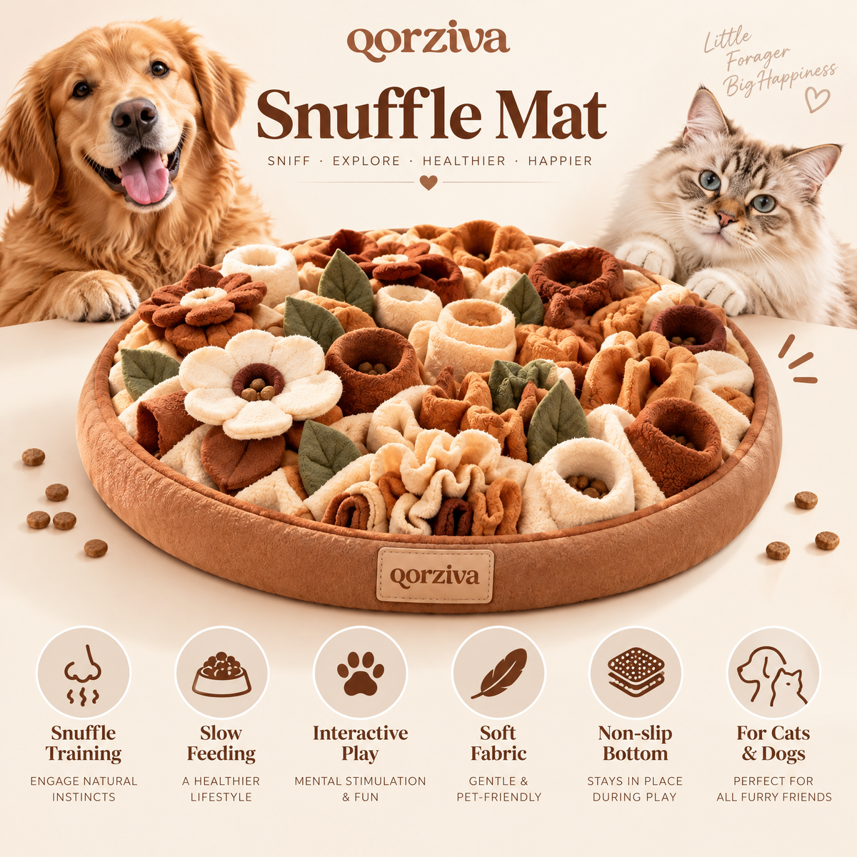 qorziva™ Snuffle Feeding Mat