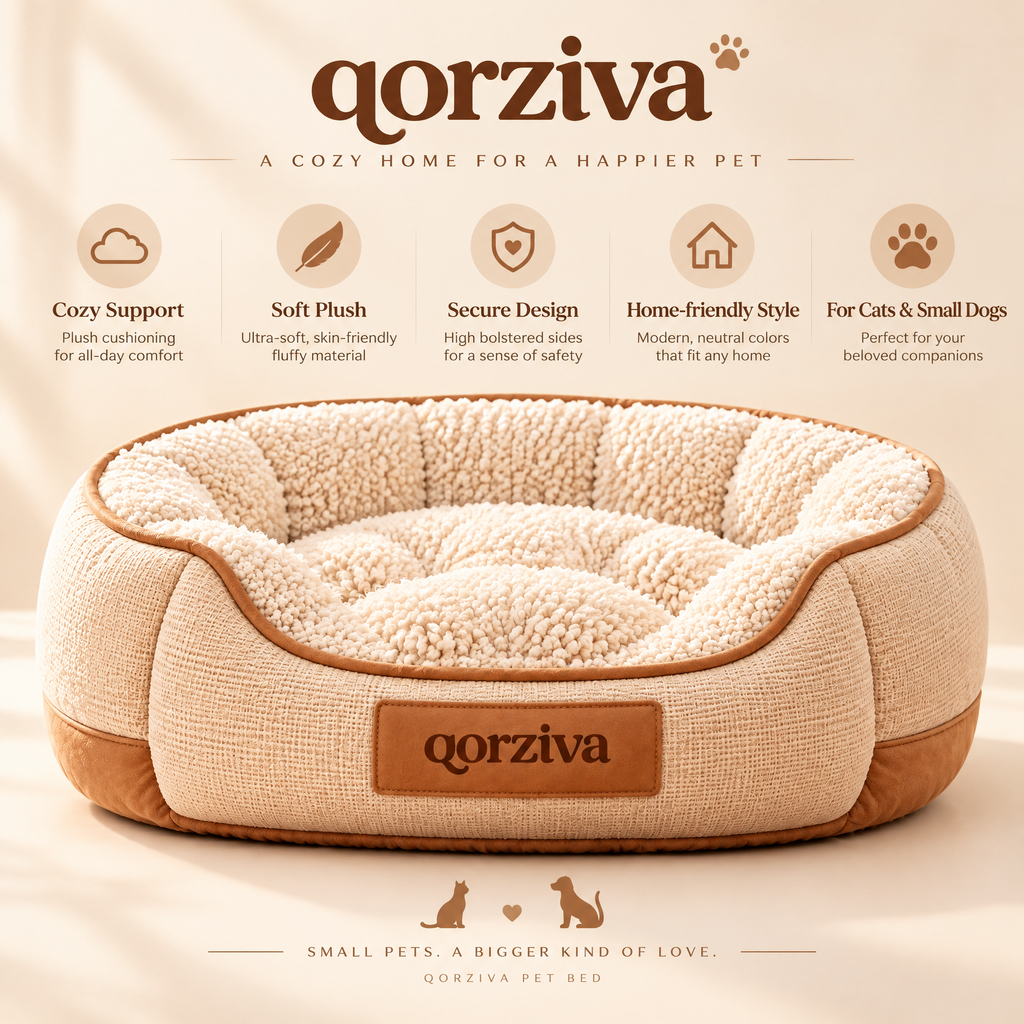 qorziva™ Cozy Cloud Pet Bed
