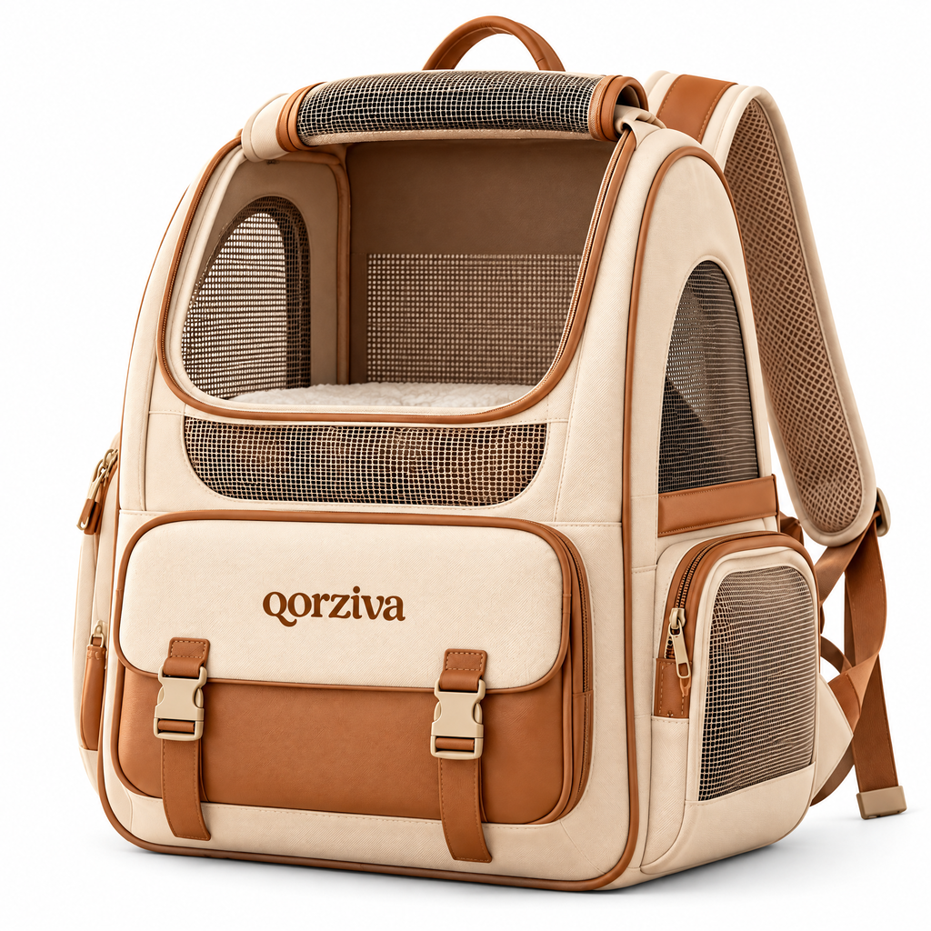 qorziva™ Cozy Pet Carrier Backpack